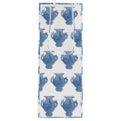 Willow Blue en White Ginger Jars Jar Wijn Cadeautas (Voorkant)