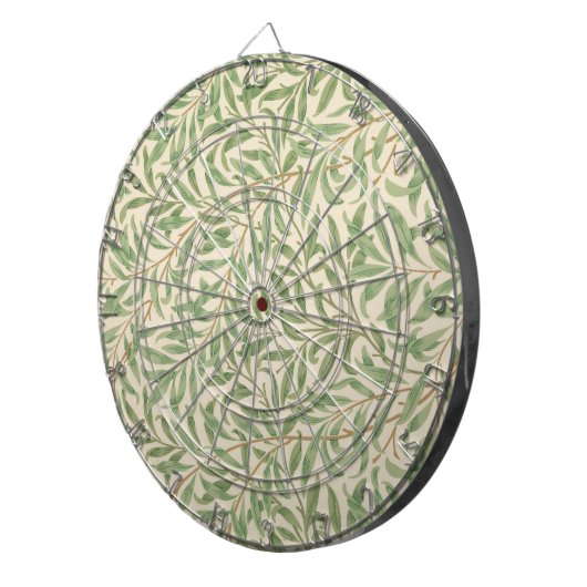 Willow Bough (door William Morris) Dartboard Dartbord (Voorkant Rechts)