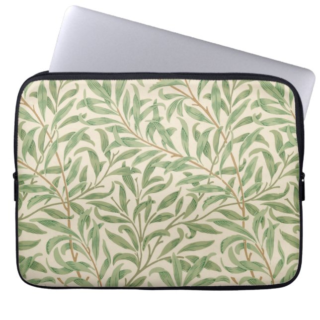 Willow Bough (door William Morris) Laptop Sleeve (Voorkant)