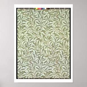 'Willow Bough' mapontwerp, 1887 Poster