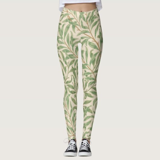 Willow Bough (par William Morris) Leggings (Devant)