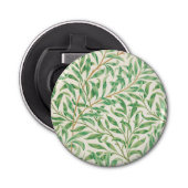 Willow Bough William Morris Pattern Button Flesopener (Voorkant)