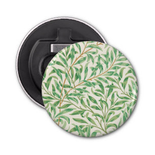 Willow Bough William Morris Pattern Button Flesopener