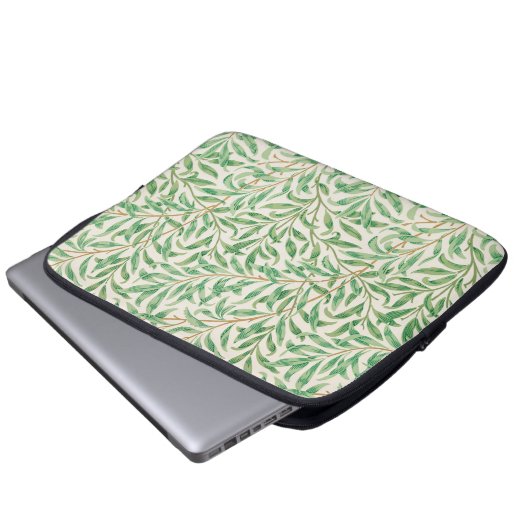 Willow Bough William Morris Pattern Laptop Sleeve (Voorkant onderkant)
