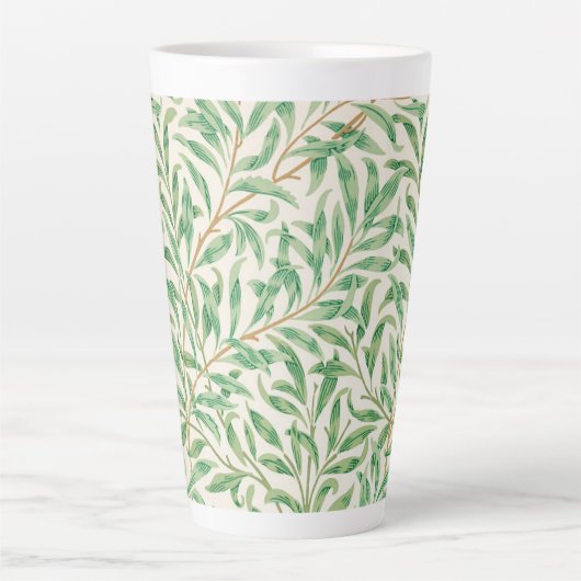 Willow Bough William Morris Pattern Latte Mok (Voorkant)