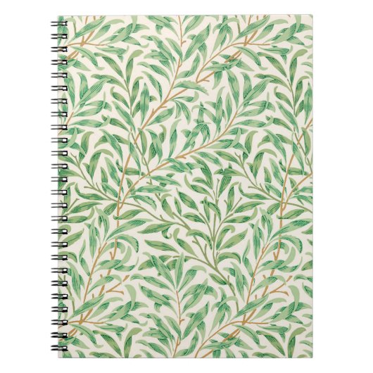 Willow Bough William Morris Pattern Notitieboek (Voorkant)