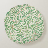 Willow Bough William Morris Pattern Rond Kussen (Achterkant)