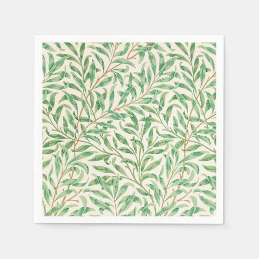 Willow Bough William Morris Pattern Servet (Voorkant)