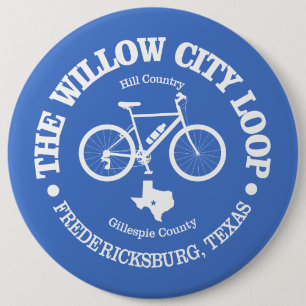 Willow City Loop (fietsen) Ronde Button 6,0 Cm