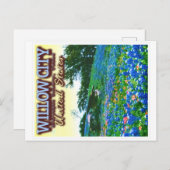 WILLOW CITY TEXAS - WILLOW CITY LOOP - BLUEBONNET BRIEFKAART (Voorkant / Achterkant)