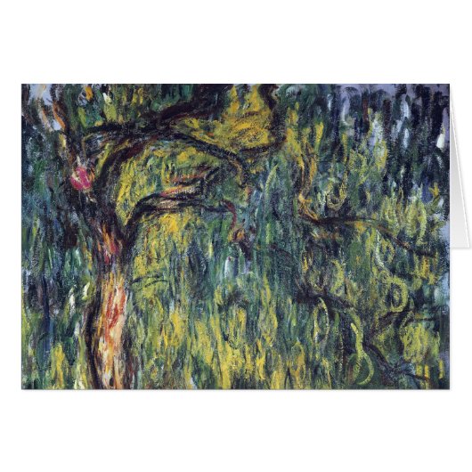 Willow de Weeping par Claude Monet, Art Vintage (Devant horizontal)