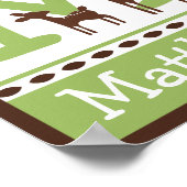 Willow Deer Letter & Name Wall Art Poster (Coin)