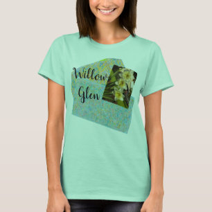 Willow Glen San Jose abstracte kunst, daffodils T-shirt