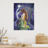 Willow, het Poster Moon en Night (Keuken)