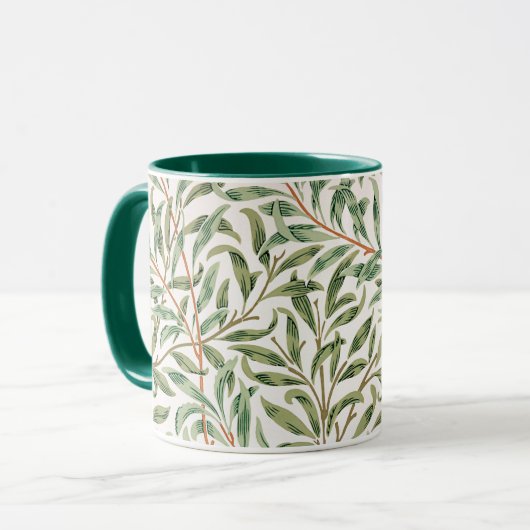 Willow Motif, William Morris Coffee Mug (Devant gauche)