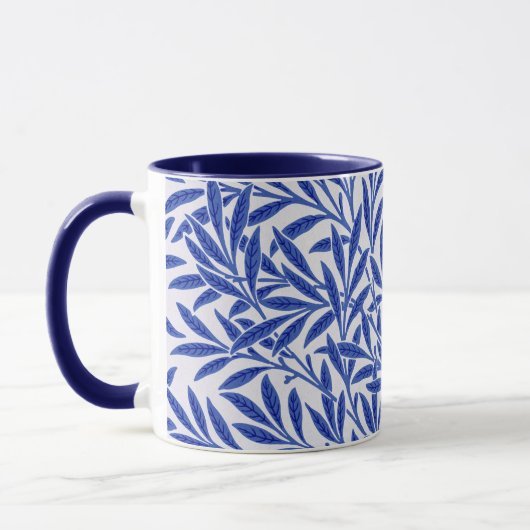 Willow Motif, William Morris Coffee Mug (Gauche)