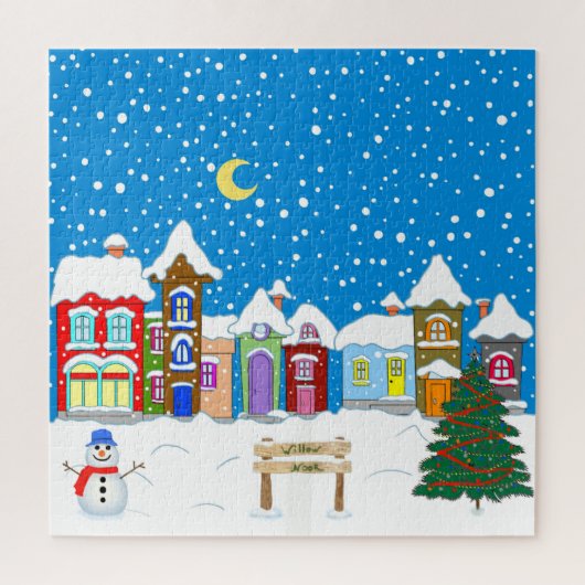 Willow Nook met kerst Legpuzzel (Verticaal)