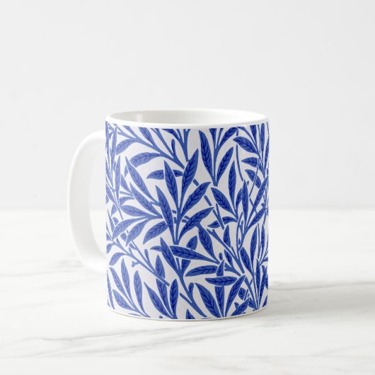 Willow Pattern, William Morris Coffee Mok (Voorkant links)