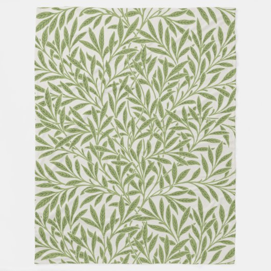 Willow Pattern William Morris Fleece Deken (Voorkant)