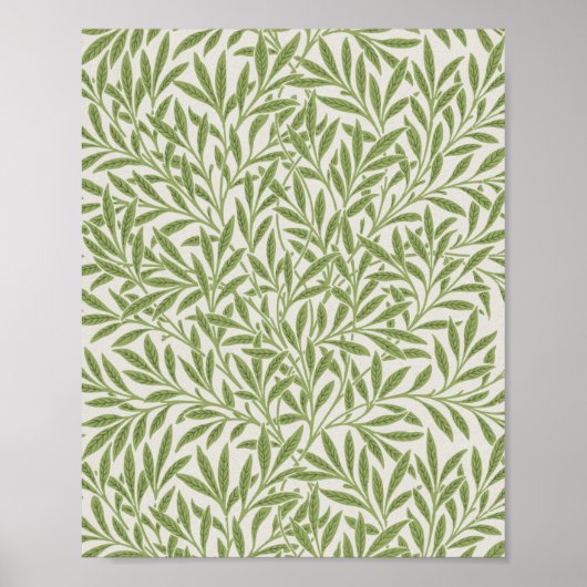 Willow Pattern William Morris Poster (Voorkant)