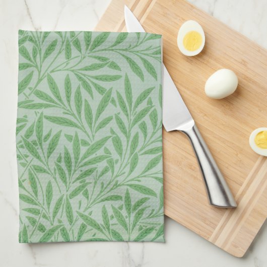 Willow Pattern William Morris Theedoek (Quarter Fold)