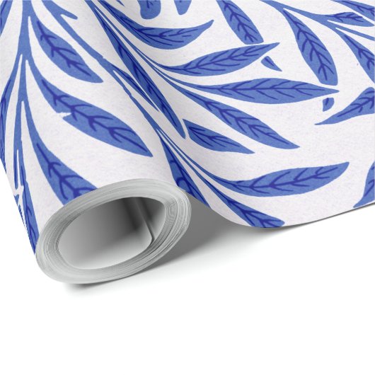 Willow Pattern William Morris Wrapping Paper Cadeaupapier (Rol Hoek)