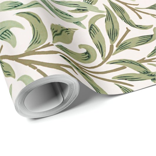 Willow Pattern William Morris Wrapping Paper Cadeaupapier (Rol Hoek)