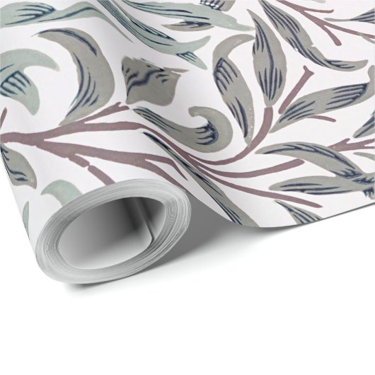Willow Pattern William Morris Wrapping Paper Cadeaupapier (Rol Hoek)