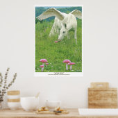 "WILLOW" Pegasus Fantasy Art Poster (Keuken)
