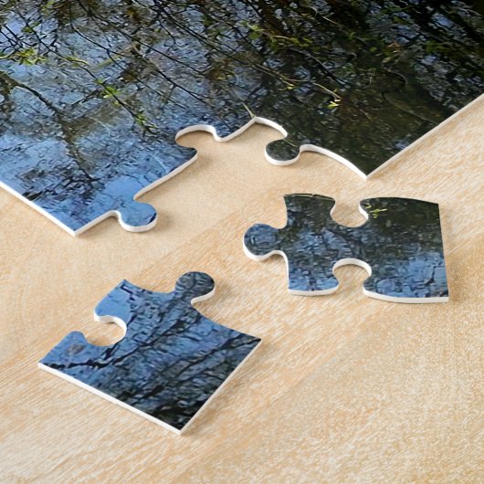 Willow Pond Water Reflection Legpuzzel (Zijkant)