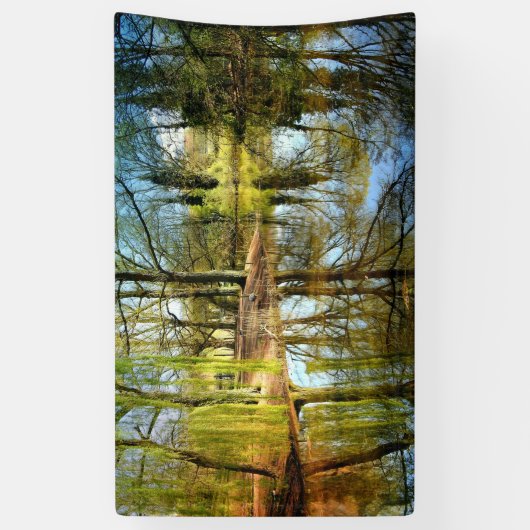 Willow Pond Water Reflection Spandoek (Verticaal)