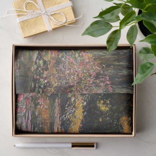 Willow Tree en Lily Pads Landschap Schilderen Tissuepapier (Geschenk)