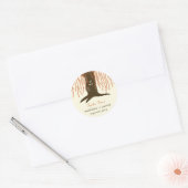 Willow Tree Fall bruiloft gunst Sticker (Envelop)