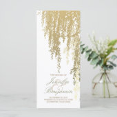 Willow Tree Wedding Programma's (Staand voorkant)
