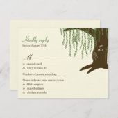 Willow Tree Wedding RSVP / Respaart (Voorkant / Achterkant)