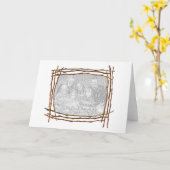 Willow Twig Carte photo (Fleur jaune)