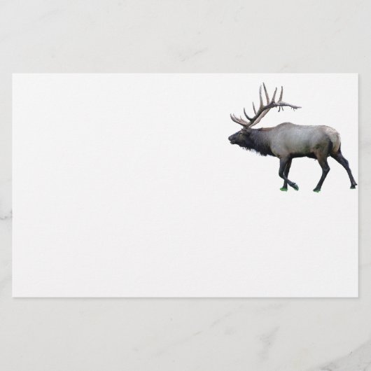 Willow Wapiti elk Briefpapier (Voorkant)