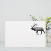 Willow Wapiti elk Briefpapier (Staand voorkant)