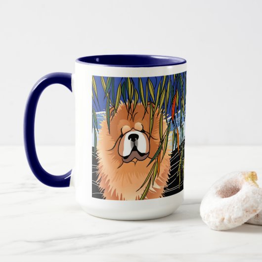 WILLOW WIND - Chow 15 oz mok (Met donut)