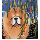 WILLOW WIND - Chow douchegordijn (Voorkant)