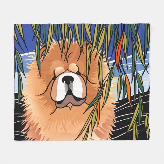 WILLOW WIND - Chow Fleece Deken (Voorkant (Horizontaal))