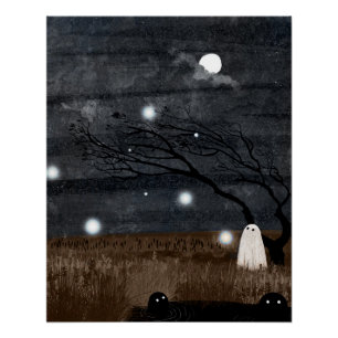 Willow Wisp Ghost Perfect Poster