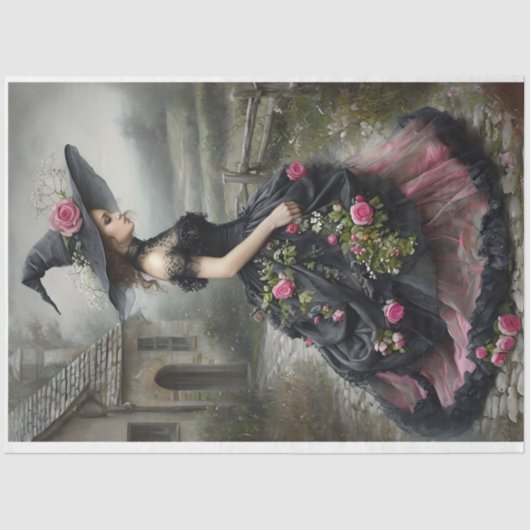 Willow Witch1 recht tegenover Tissue Paper Tissuepapier (Voorkant)