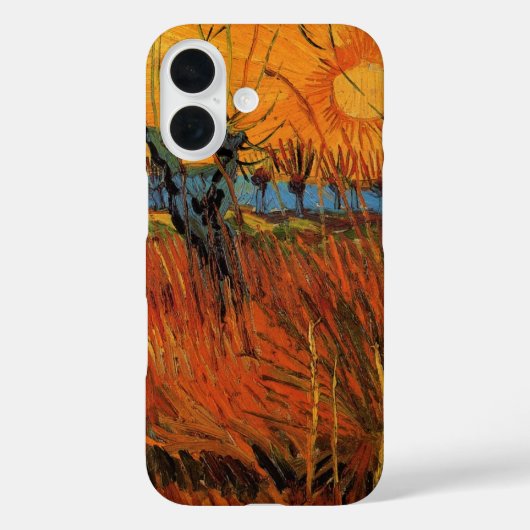 Willows at Sunset by Vincent van Gogh Case-Mate iPhone Case (Achterkant)