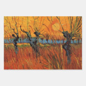 Willows at Sunset by Vincent van Gogh Inpakpapier Vel (Voorkant 2)