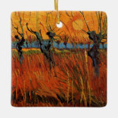 Willows at Sunset by Vincent van Gogh Keramisch Ornament (Voorkant)