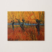 Willows at Sunset by Vincent van Gogh Legpuzzel (Horizontaal)
