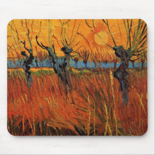 Willows at Sunset by Vincent van Gogh Muismat