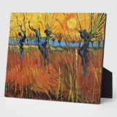 Willows at Sunset, Vincent van Gogh Fotoplaat (Zijkant)
