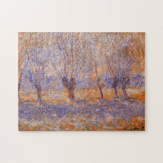 Willows, Giverny Monet Fine Art Legpuzzel (Horizontaal)